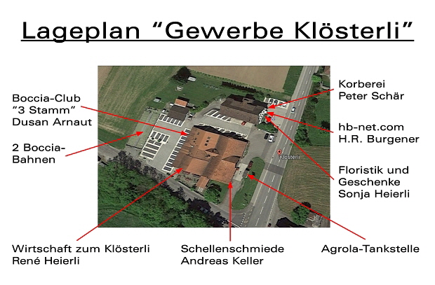 Lageplan "Gewerbe Klsterli"